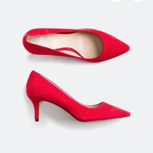 Kemira Red Suede Women's Pumps